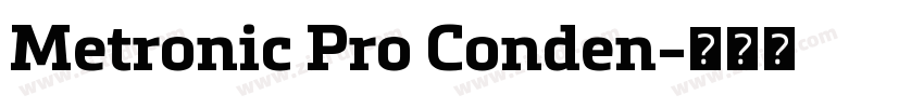 Metronic Pro Conden字体转换 Metronic Pro Conden字体转换